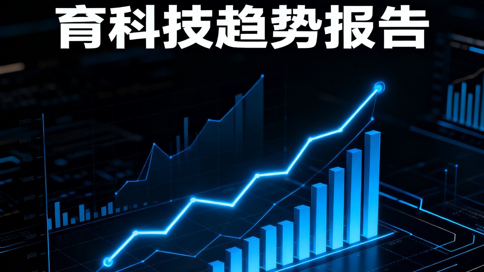 2025年全球体育科技趋势报告封面，深色背景上印有数据图表和科技感线条